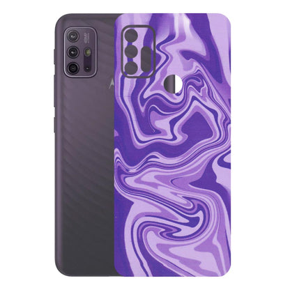 Motorola Phone Skins (All Models) - Hazy Purple Nights - Matte Finish (M-14) Motorola Moto G10 Power