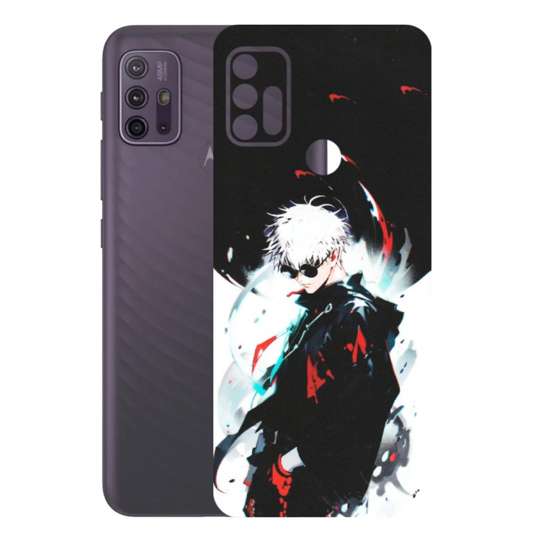 Motorola Phone Skins (All Models) - Gojo Powerful Charater Kaisen Anime - Matte Finish (M-144) Motorola Moto G10 Power