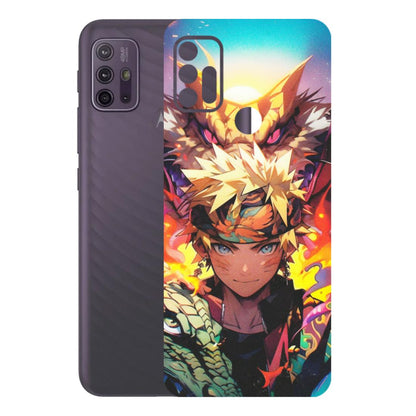Motorola Phone Skins (All Models) - Angry Naruto Anime - Matte Finish (M-148) Motorola Moto G10 Power