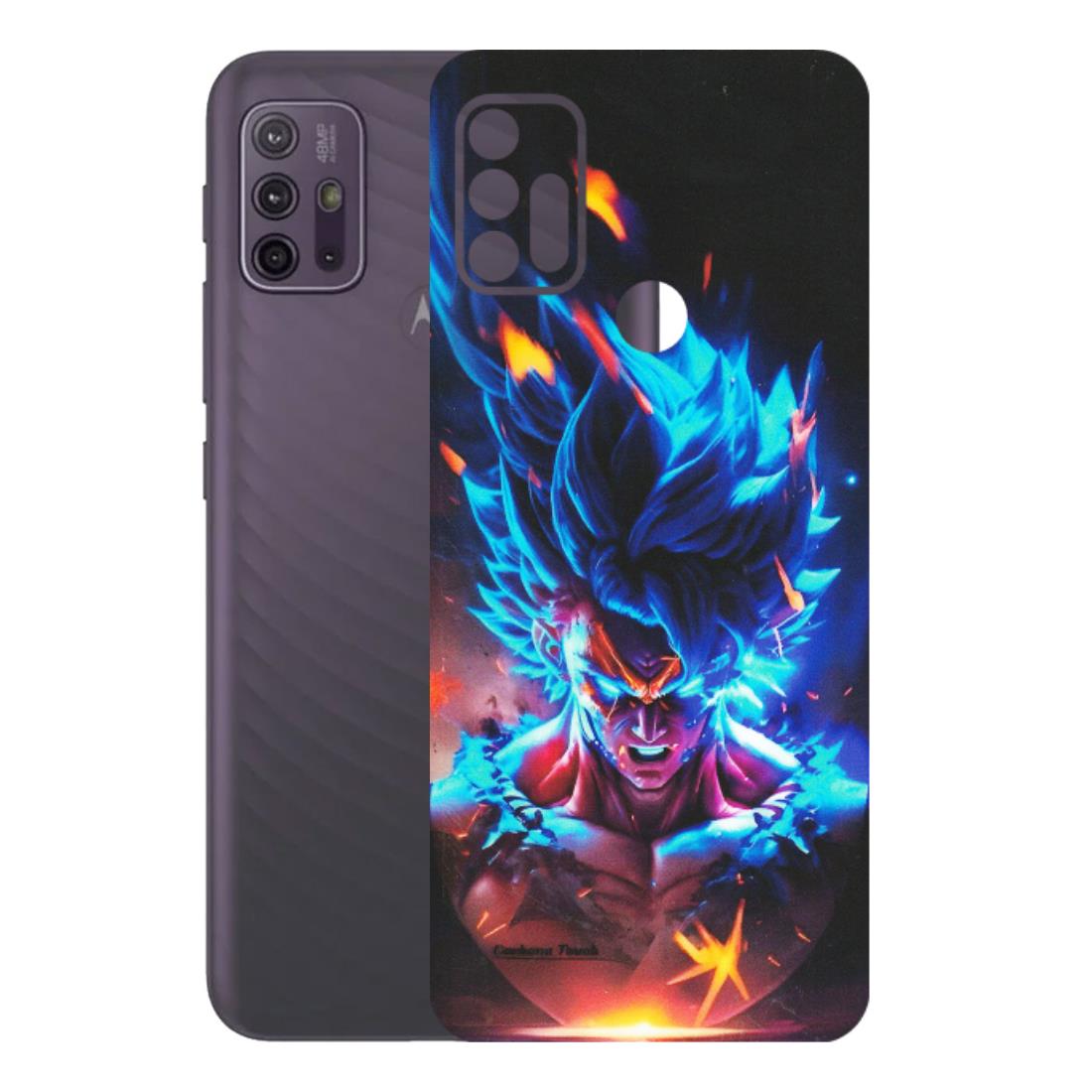 Motorola Phone Skins (All Models) - Angry Goku Dragon Ball Anime - Matte Finish (M-150) Motorola Moto G10 Power