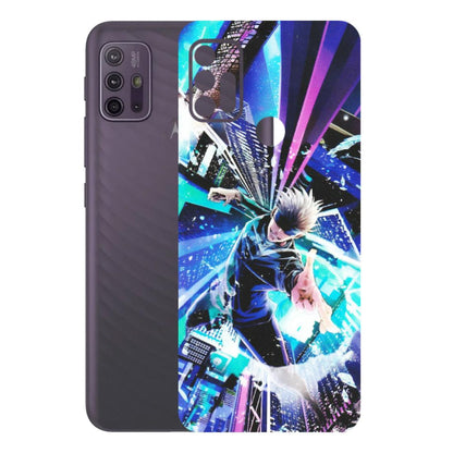 Motorola Phone Skins (All Models) - Manga Action Jujustu Kaisen Anime - Matte Finish (M-155) Motorola Moto G10 Power