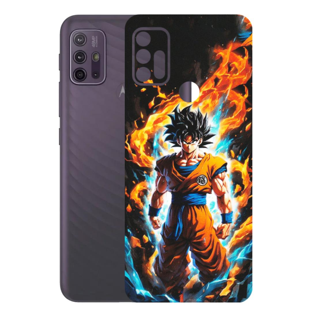 Motorola Phone Skins (All Models) - Goku Transformation Anime - Matte Finish (M-159) Motorola Moto G10 Power