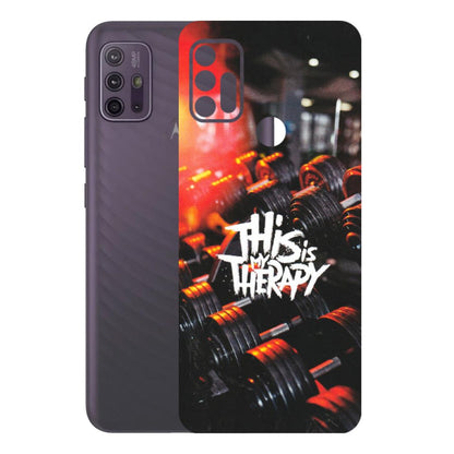 Motorola Phone Skins (All Models) - GYM Lover Therapy - Matte Finish (M-160) Motorola Moto G10 Power