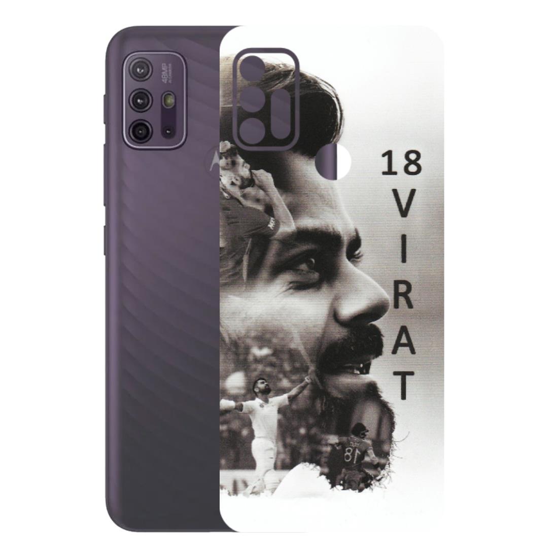 Motorola Phone Skins (All Models) - Virat Kohli Cricketer - Matte Finish (M-163) Motorola Moto G10 Power