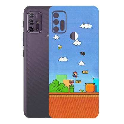 Motorola Phone Skins (All Models) - Mario Game Scene - Matte Finish (M-24) Motorola Moto G10 Power