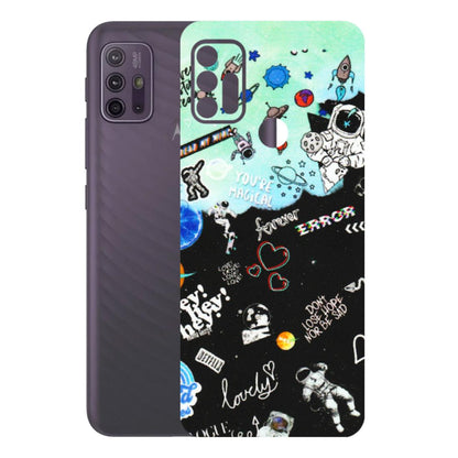 Motorola Phone Skins (All Models) - Living In A Space Dream - Matte Finish (M-46) Motorola Moto G10 Power