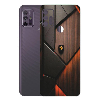 Motorola Phone Skins (All Models) - Lambo Beauty Wood Pattern Sober - Matte Finish (M-51) Motorola Moto G10 Power