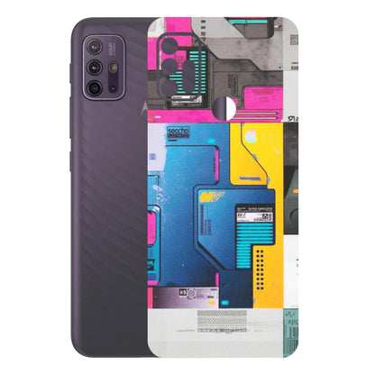 Motorola Phone Skins (All Models) - Colourfull Motherboard Internals - Matte Finish (M-55) Motorola Moto G10 Power