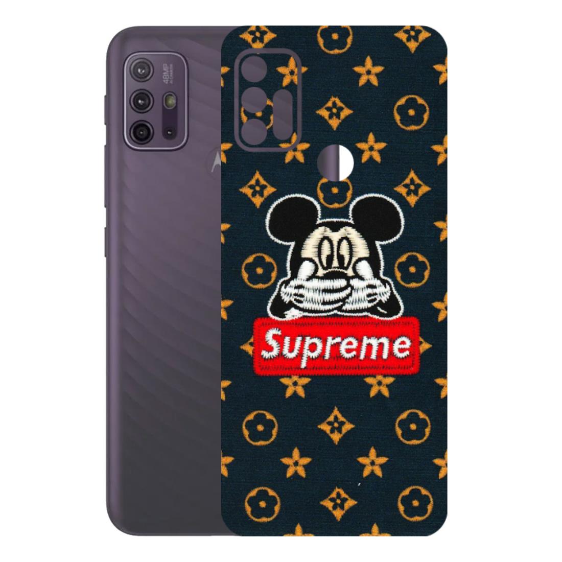 Motorola Phone Skins (All Models) - Mickey Supreme - Matte Finish (M-83) Motorola Moto G10 Power