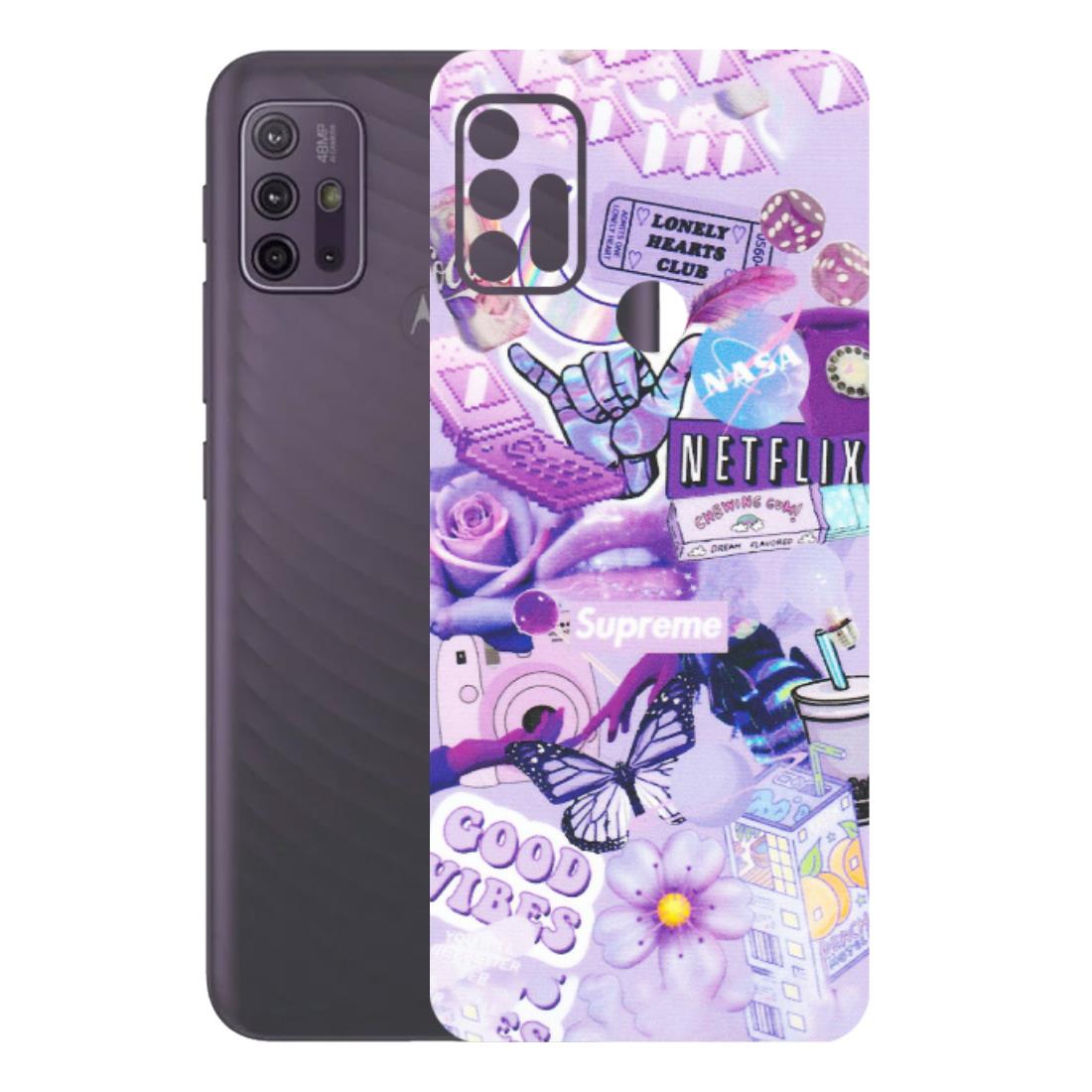 Motorola Phone Skins (All Models) - Supreme Purple Magic - Matte Finish (M-88) Motorola Moto G10 Power
