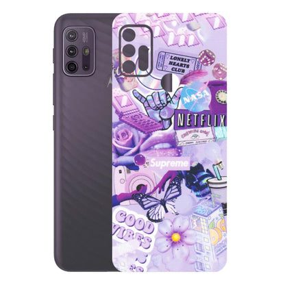 Motorola Phone Skins (All Models) - Supreme Purple Magic - Matte Finish (M-88) Motorola Moto G10 Power