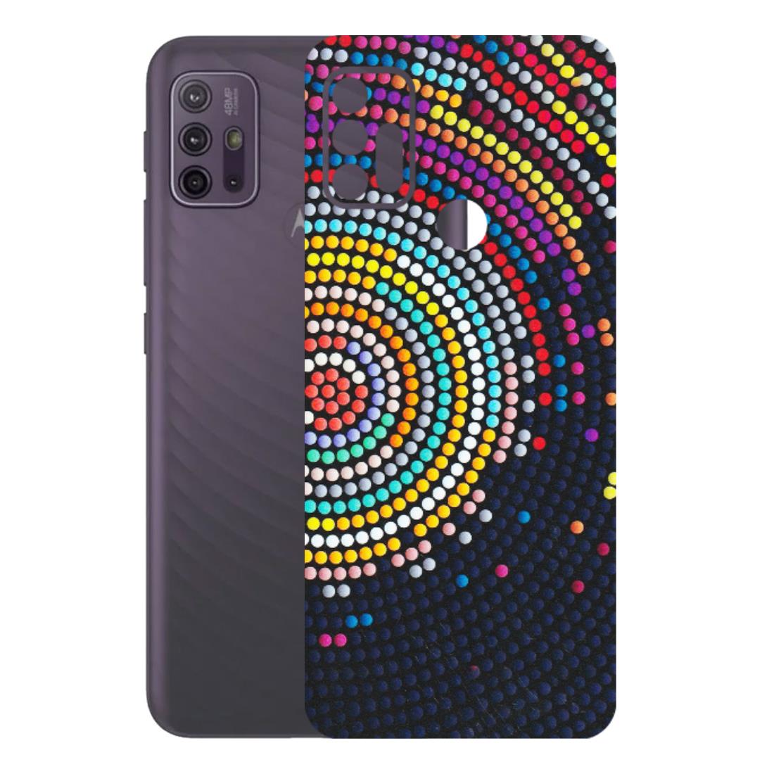 Motorola Phone Skins (All Models) - Rainbow Dot Mandala - Matte Finish (M-97) Motorola Moto G10 Power
