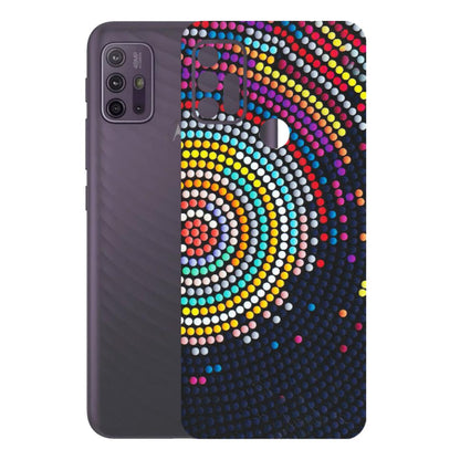 Motorola Phone Skins (All Models) - Rainbow Dot Mandala - Matte Finish (M-97) Motorola Moto G10 Power
