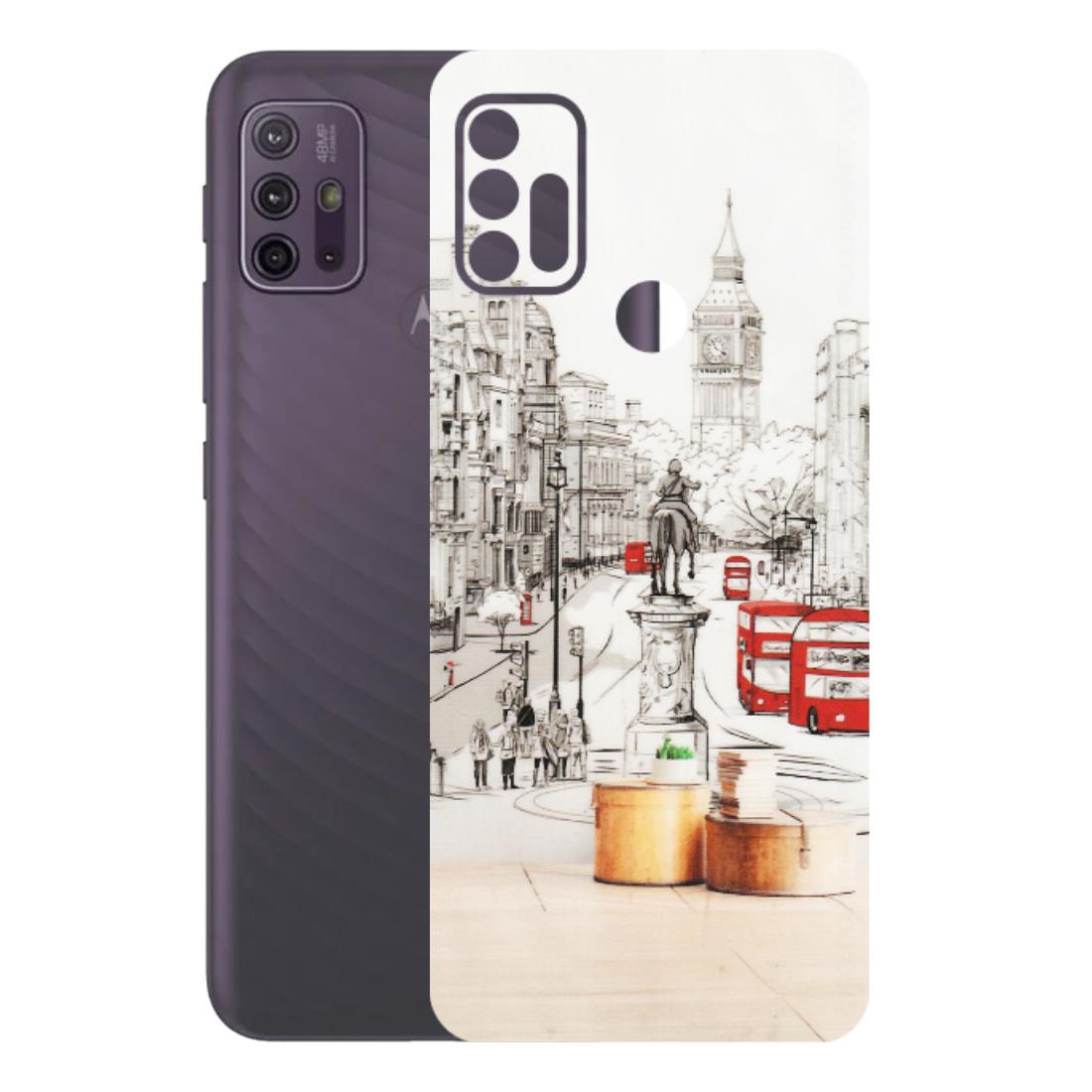Motorola Phone Skins (All Models) - London Street - Transparent Finish (T-02) Motorola Moto G10 Power
