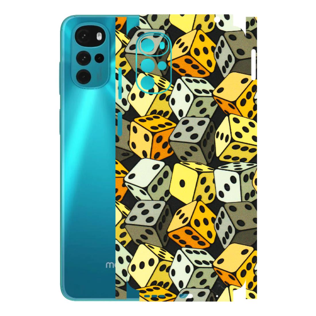 Motorola Phone Skins (All Models) - Dices Of Life - 3D Embossed Finish (L-04) Motorola Moto G22