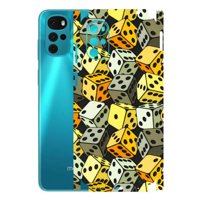 Motorola Phone Skins (All Models) - Dices Of Life - 3D Embossed Finish (L-04) Motorola Moto G22