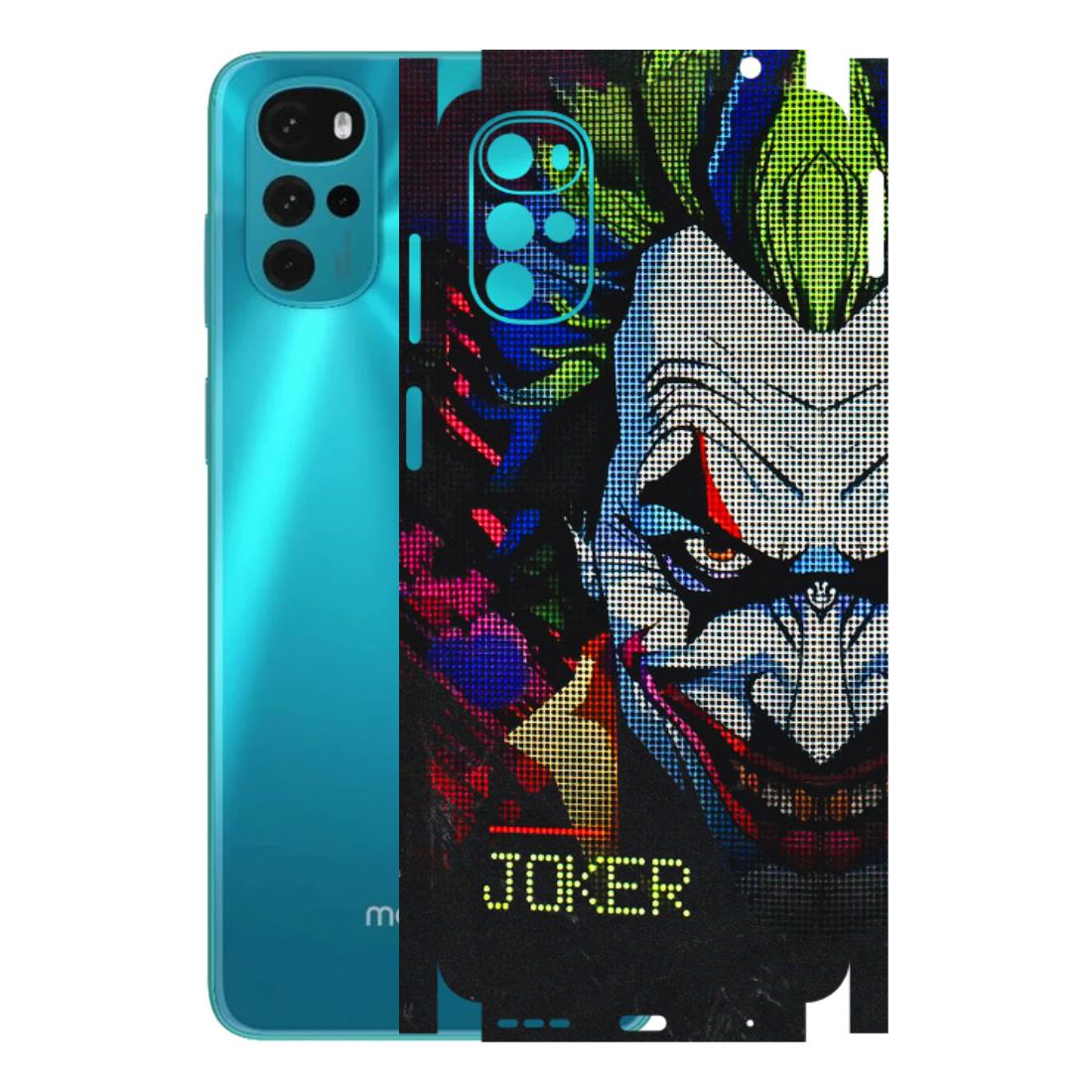 Motorola Phone Skins (All Models) - Joker Dot Matrix - 3D Embossed Finish (L-08) Motorola Moto G22