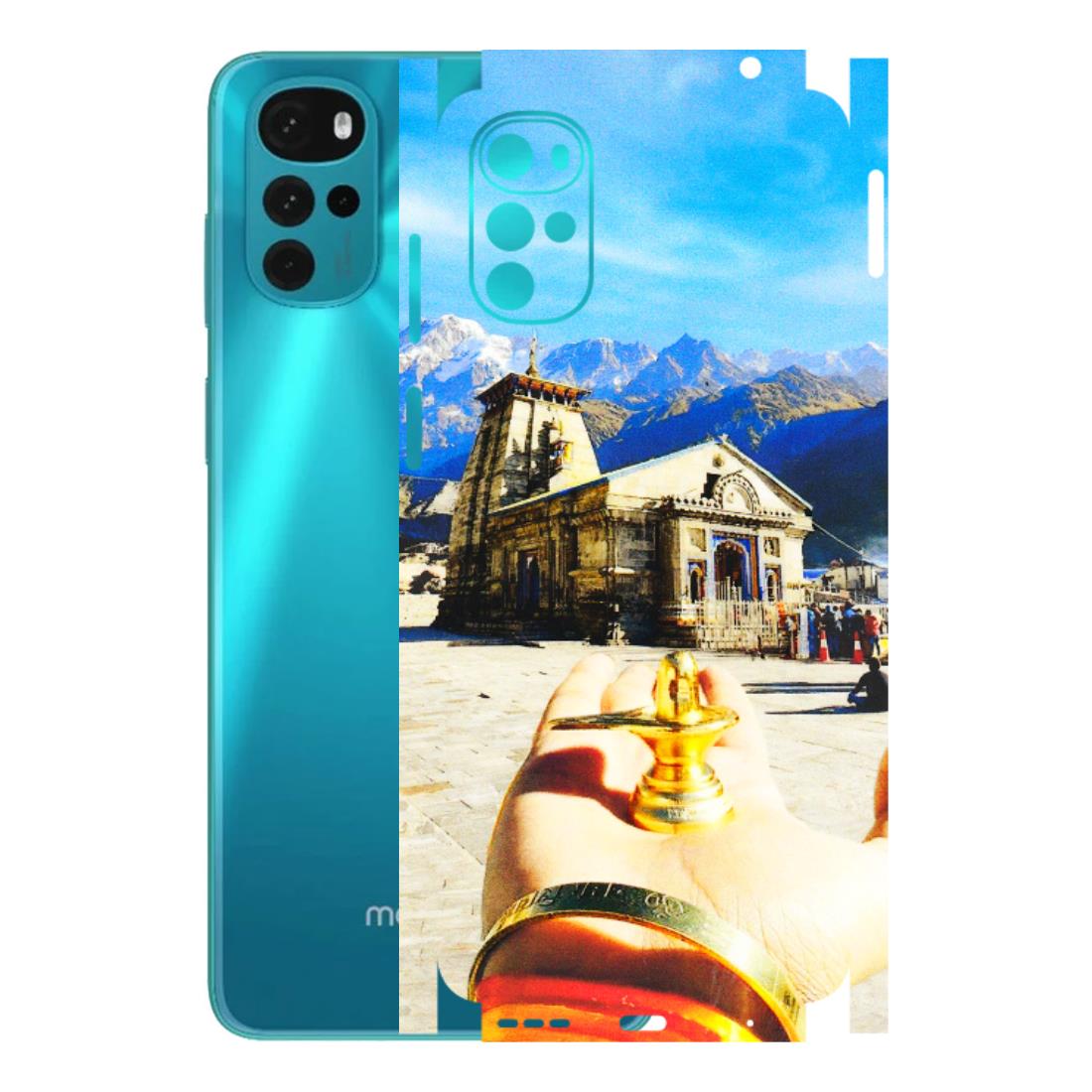 Motorola Phone Skins (All Models) - Beauty of Kedarnath - 3D Embossed Finish (L-108) Motorola Moto G22