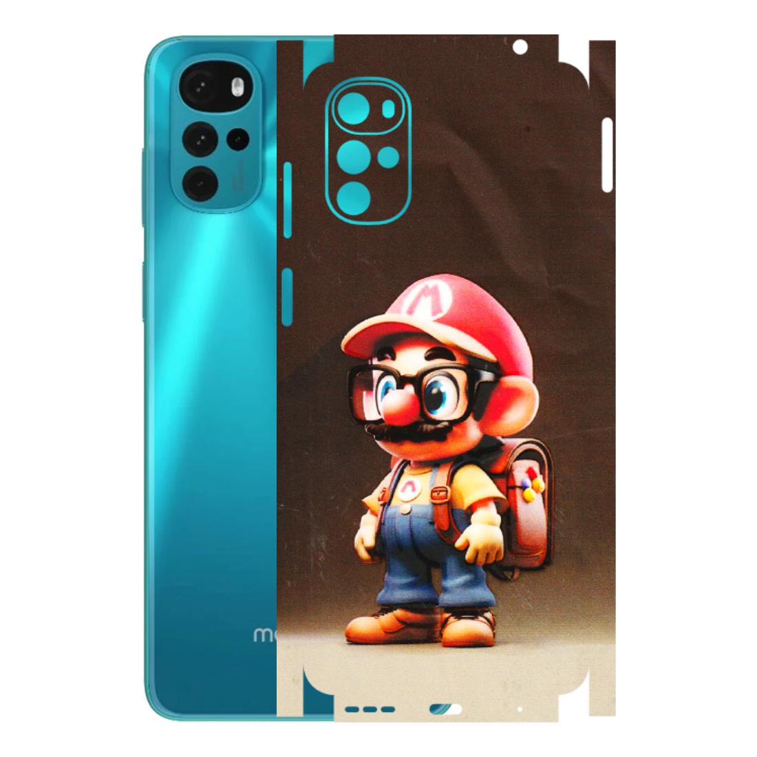 Motorola Phone Skins (All Models) - Little Mario - 3D Embossed Finish (L-119) Motorola Moto G22