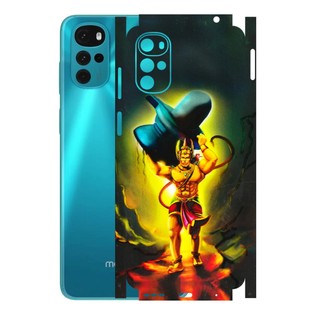Motorola Phone Skins (All Models) - Hanuman Ji - 3D Embossed Finish (L-128) Motorola Moto G22
