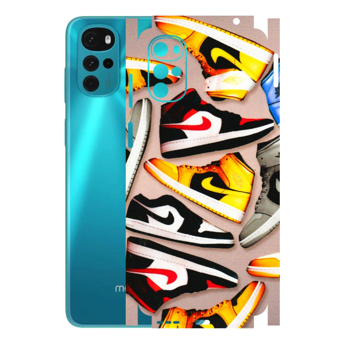 Motorola Phone Skins (All Models) - Sneaker Lover - 3D Embossed Finish (L-135) Motorola Moto G22