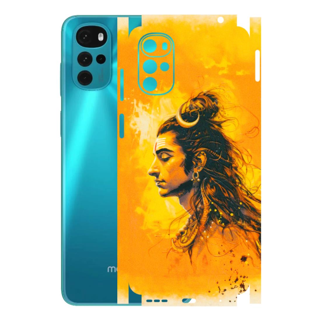 Motorola Phone Skins (All Models) - Shiv Shakti - 3D Embossed Finish (L-14) Motorola Moto G22