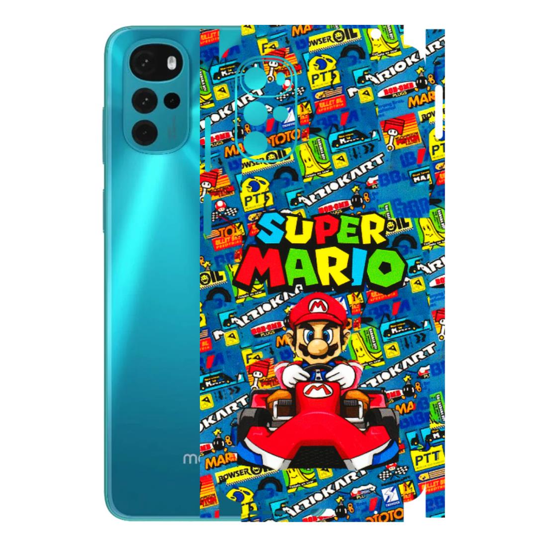 Motorola Phone Skins (All Models) - Super Mario Kart - 3D Embossed Finish (L-140) Motorola Moto G22
