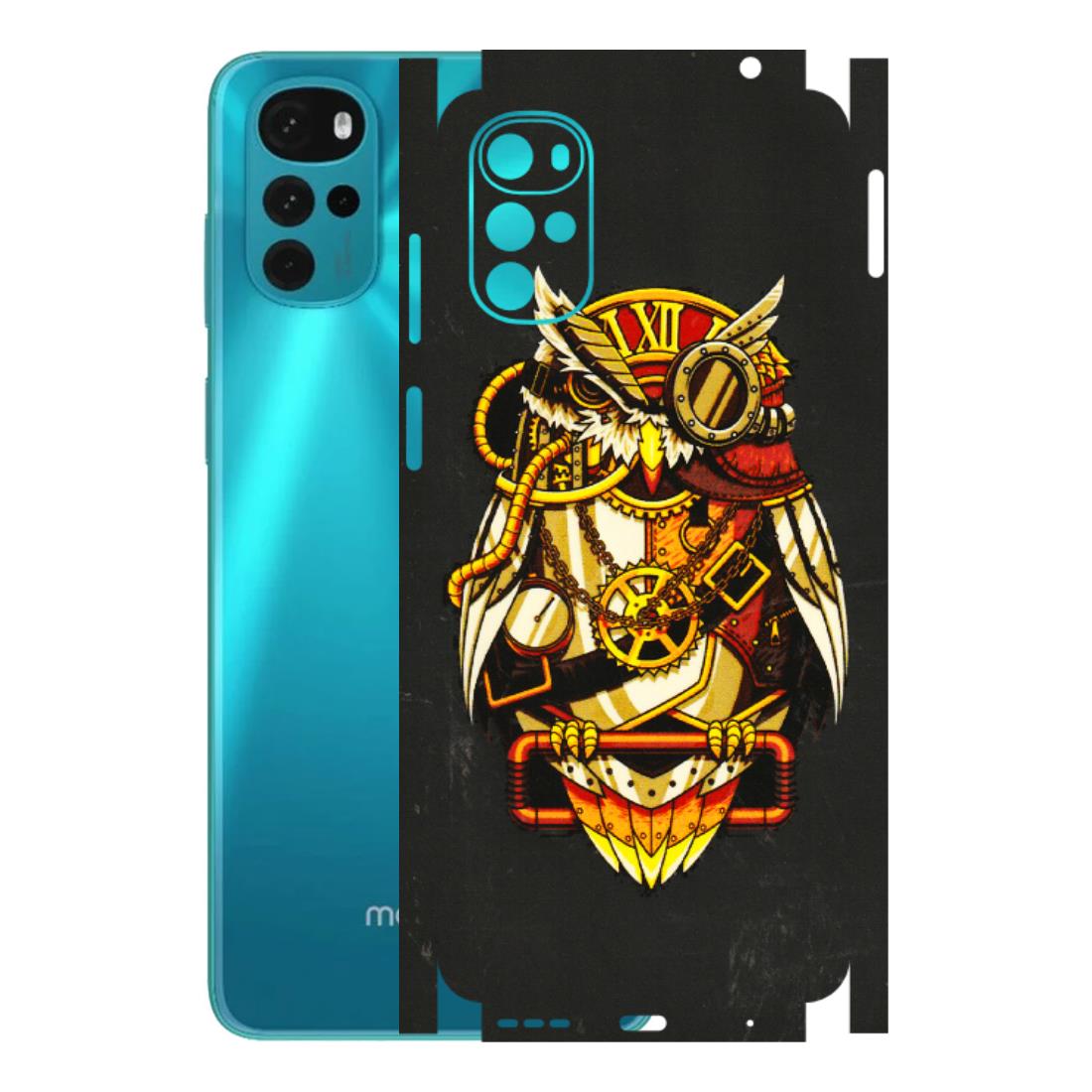 Motorola Phone Skins (All Models) - Classy Smart Owl - 3D Embossed Finish (L-144) Motorola Moto G22
