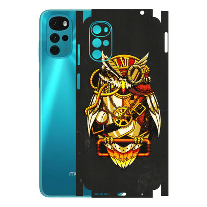 Motorola Phone Skins (All Models) - Classy Smart Owl - 3D Embossed Finish (L-144) Motorola Moto G22
