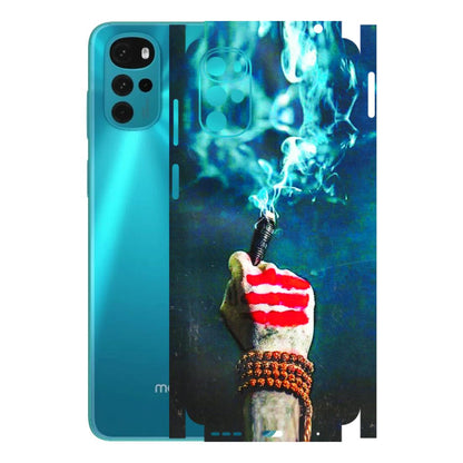 Motorola Phone Skins (All Models) - Mahadev Bhakt - 3D Embossed Finish (L-146) Motorola Moto G22
