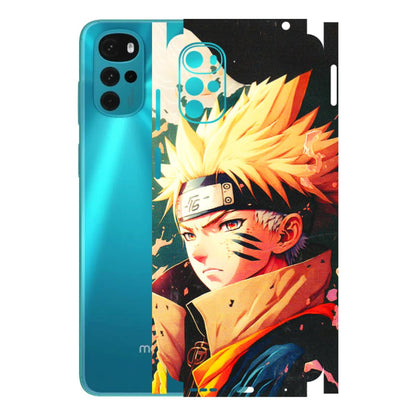 Motorola Phone Skins (All Models) - New Naruto - 3D Embossed Finish (L-148) Motorola Moto G22