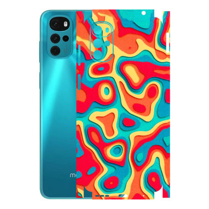 Motorola Phone Skins (All Models) - Abstract Swirl - 3D Embossed Finish (L-150) Motorola Moto G22