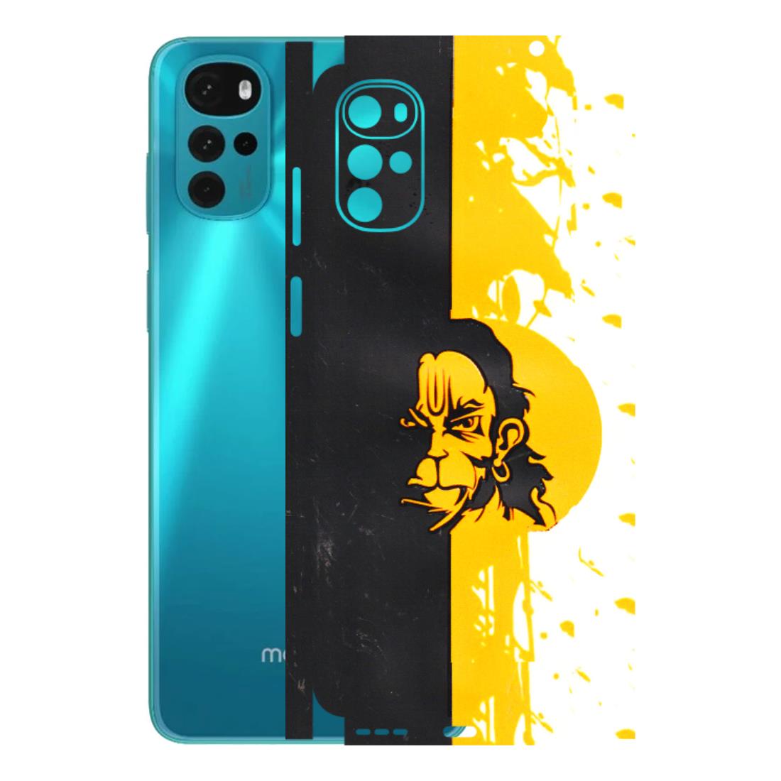 Motorola Phone Skins (All Models) - Bajrangbali - 3D Embossed Finish (L-151) Motorola Moto G22