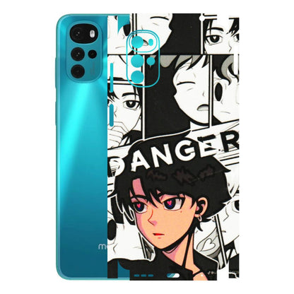 Motorola Phone Skins (All Models) - Danger Anime - 3D Embossed Finish (L-155) Motorola Moto G22