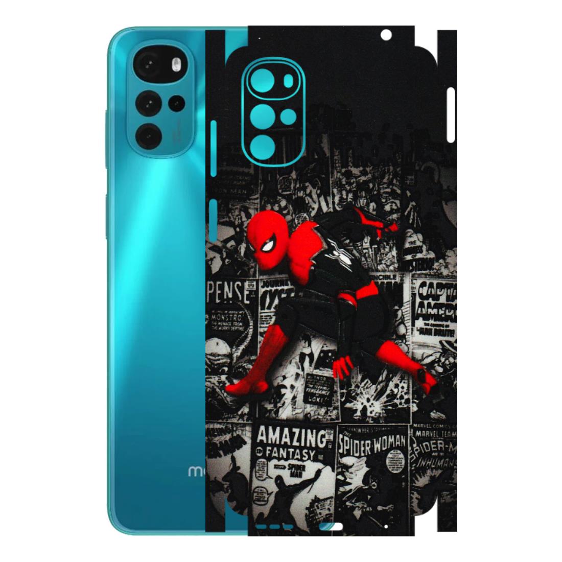 Motorola Phone Skins (All Models) - SpiderMan New - 3D Embossed Finish (L-162) Motorola Moto G22