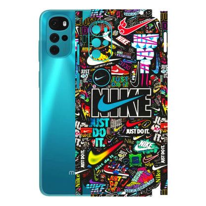 Motorola Phone Skins (All Models) - Just Do It Doodles - 3D Embossed Finish (L-166) Motorola Moto G22