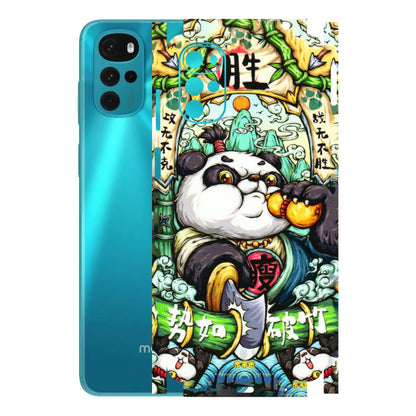 Motorola Phone Skins (All Models) - Royal Rich Panda - 3D Embossed Finish (L-170) Motorola Moto G22