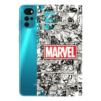 Motorola Phone Skins (All Models) - Marvel Comic - 3D Embossed Finish (L-171) Motorola Moto G22