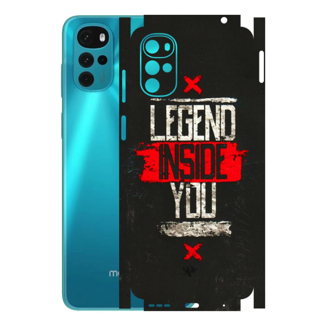 Motorola Phone Skins (All Models) - Legend Inside You - 3D Embossed Finish (L-186) Motorola Moto G22