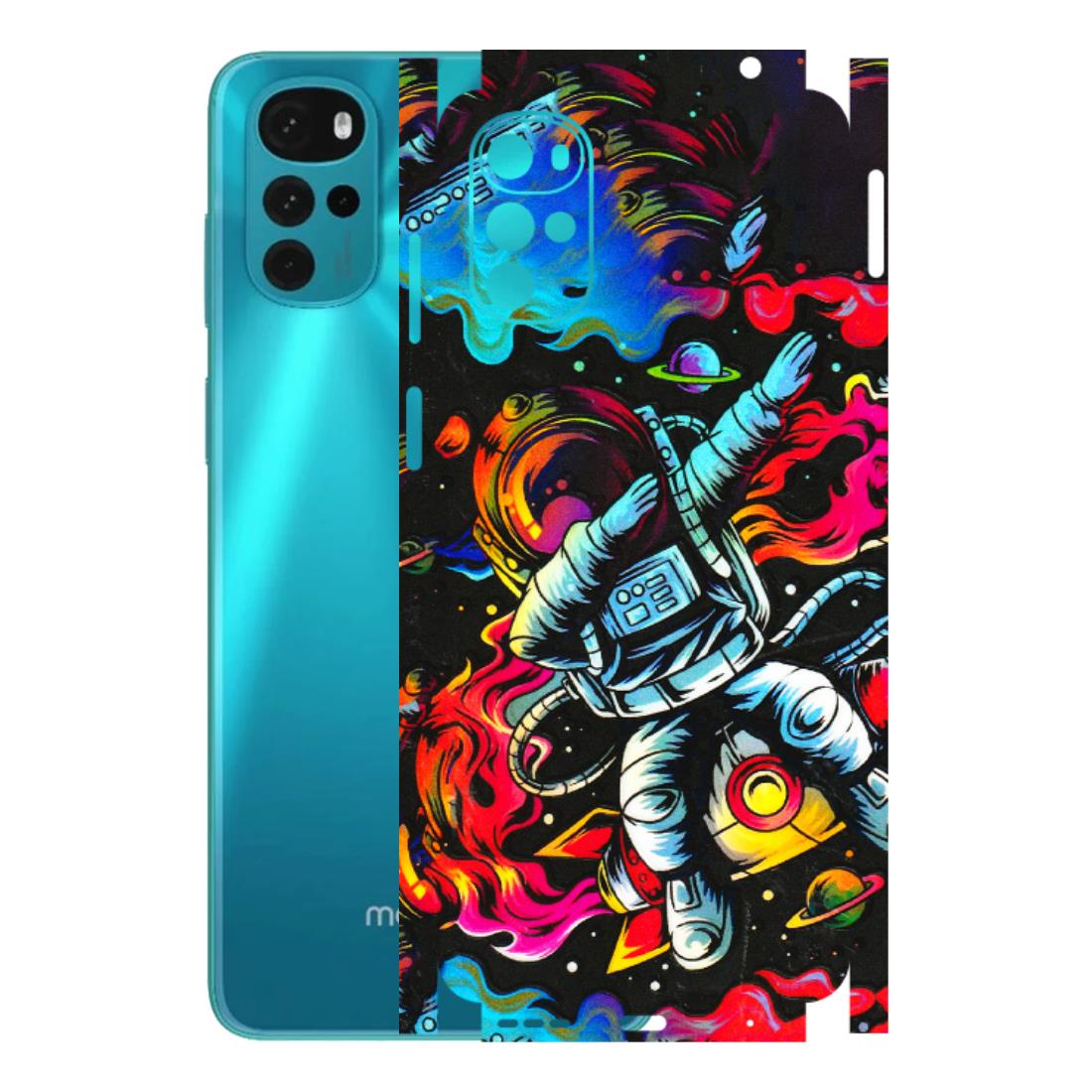 Motorola Phone Skins (All Models) - Astronaut Dope - 3D Embossed Finish (L-191) Motorola Moto G22