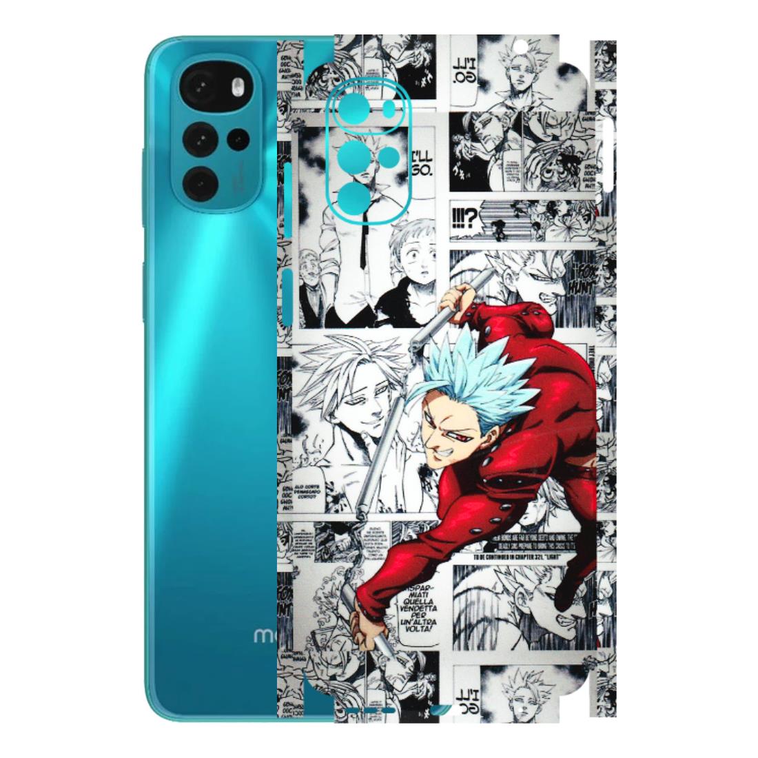 Motorola Phone Skins (All Models) - Anime Comic - 3D Embossed Finish (L-192) Motorola Moto G22
