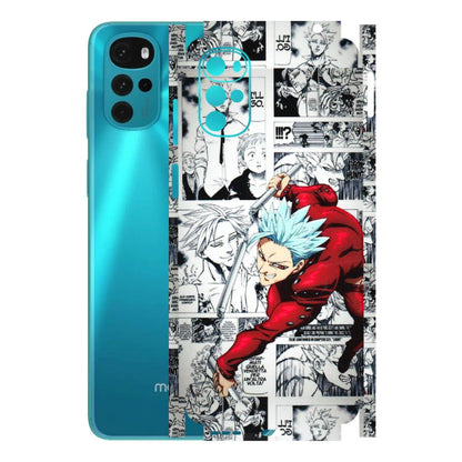 Motorola Phone Skins (All Models) - Anime Comic - 3D Embossed Finish (L-192) Motorola Moto G22