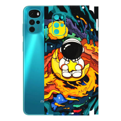 Motorola Phone Skins (All Models) - Baby Astronaut - 3D Embossed Finish (L-197) Motorola Moto G22