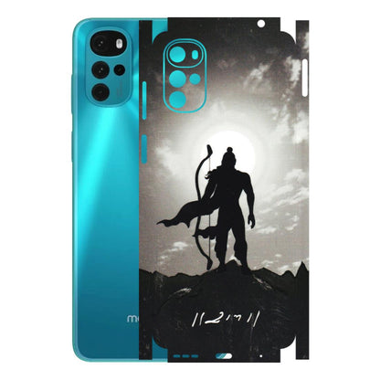 Motorola Phone Skins (All Models) - Jai Siya Ram - 3D Embossed Finish (L-200) Motorola Moto G22