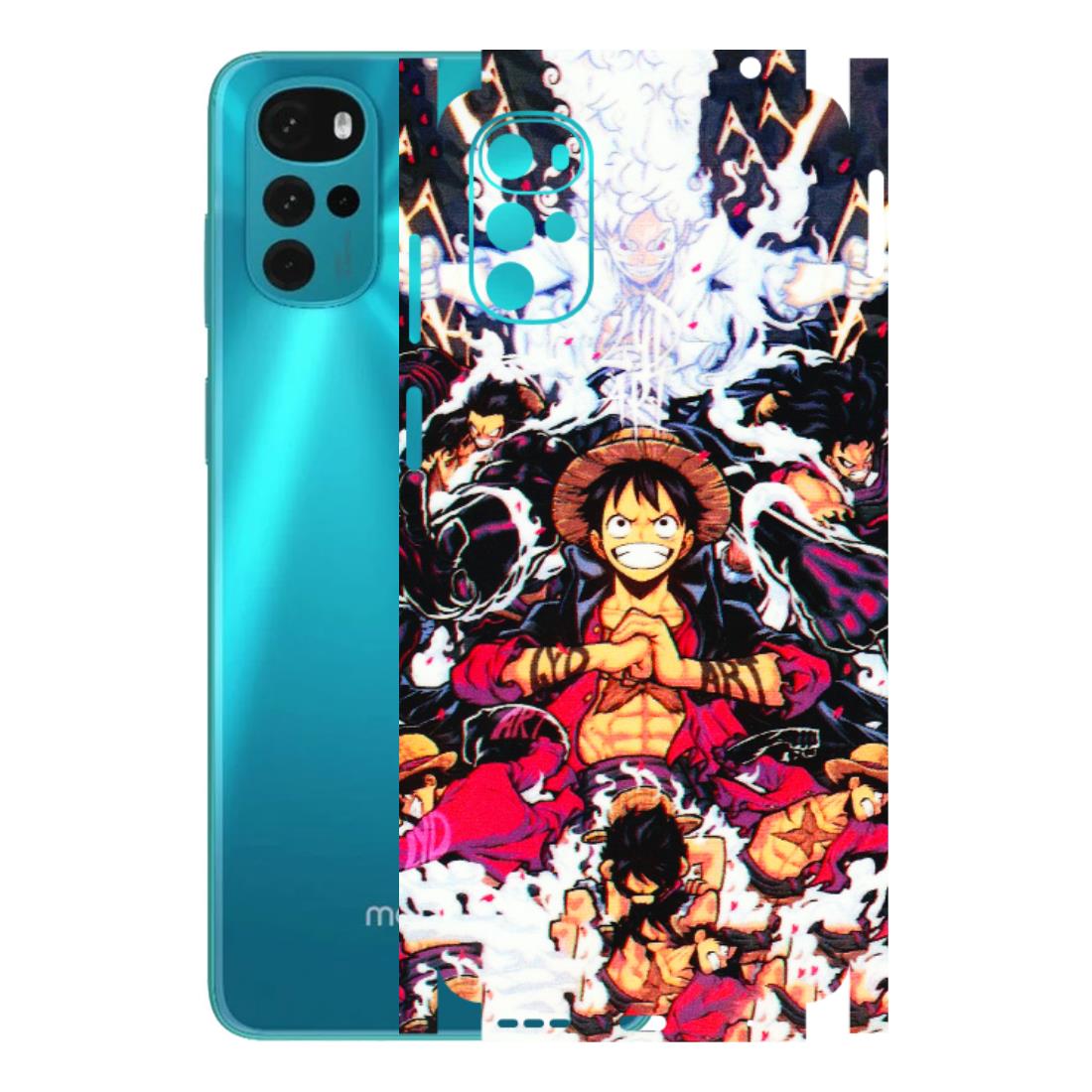 Motorola Phone Skins (All Models) - Luffy Anime Character - 3D Embossed Finish (L-203) Motorola Moto G22