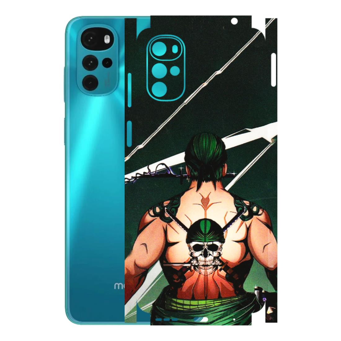 Motorola Phone Skins (All Models) - Zoro Anime - 3D Embossed Finish (L-23) Motorola Moto G22