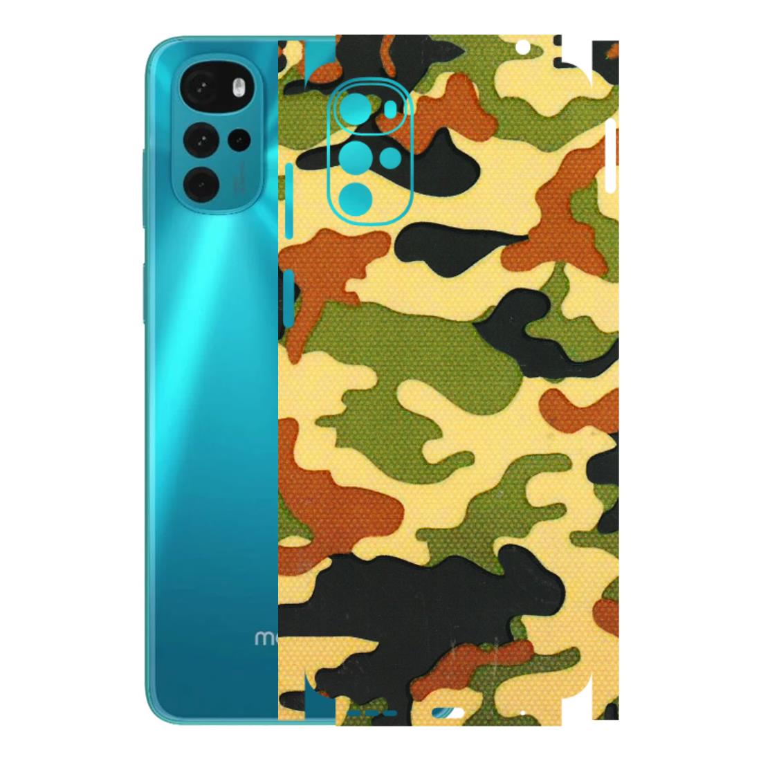 Motorola Phone Skins (All Models) - Indian Military - 3D Embossed Finish (L-234) Motorola Moto G22