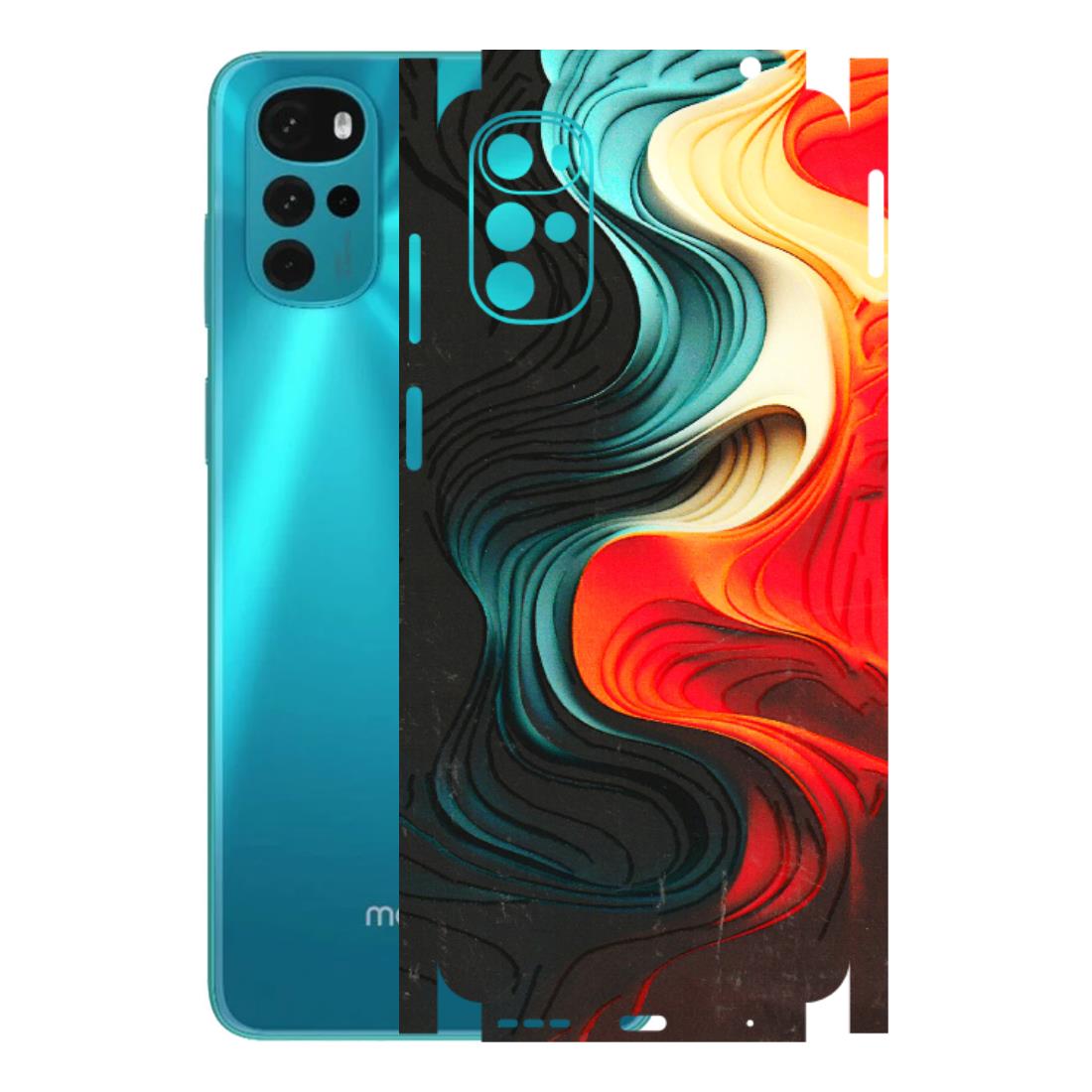 Motorola Phone Skins (All Models) - The Silky Swirl - 3D Embossed Finish (L-240) Motorola Moto G22