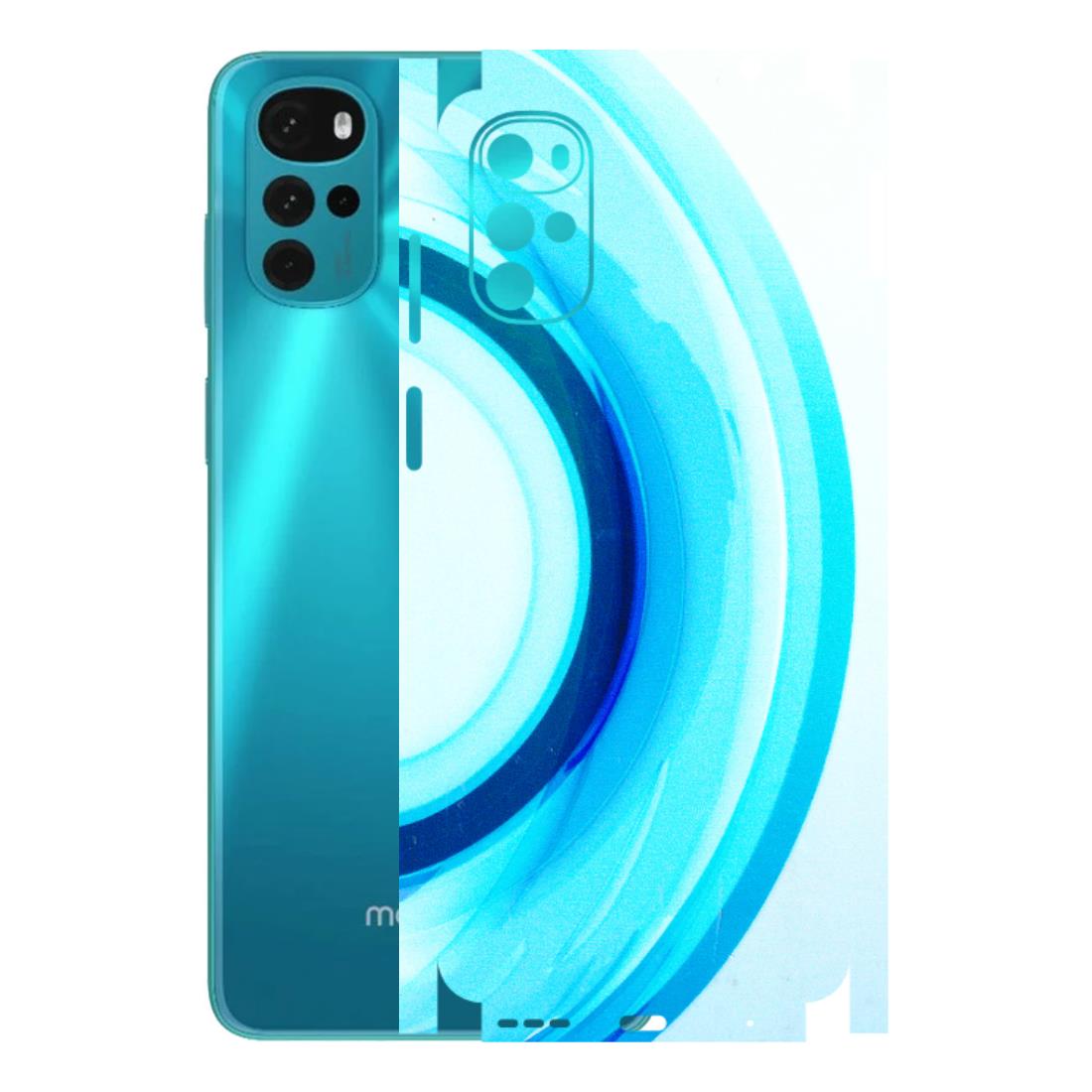 Motorola Phone Skins (All Models) - The Blue Curve - 3D Embossed Finish (L-244) Motorola Moto G22