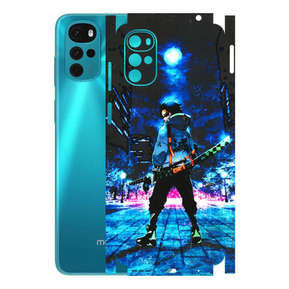 Motorola Phone Skins (All Models) - Demon Slayer Sword - 3D Embossed Finish (L-247) Motorola Moto G22